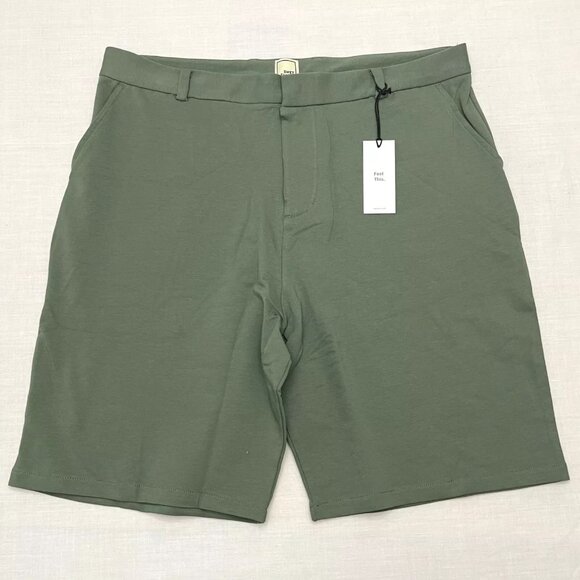 Swet Tailor Men's Olive Green The EveryDay Chino‎ Short NWT Size 29 - Picture 1 of 5